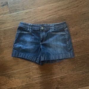 Denim shorts